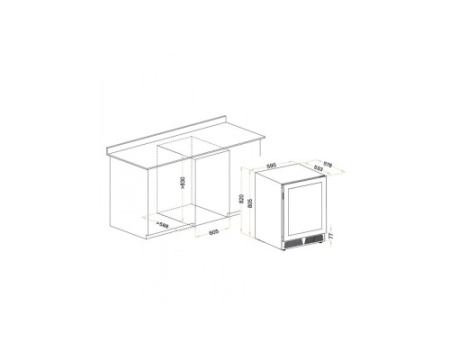 Винный шкаф Meyvel MV46NH-KBT2
