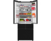 Отдельностоящий холодильник Weissgauff WFD 450 Built-in Inverter NoFrost Dark Inox