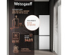 Отдельностоящий холодильник с инвертором Weissgauff WRK 2000 Total NoFrost Inverter White Glass