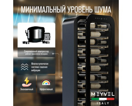 Винный шкаф Meyvel MV34-KBF1