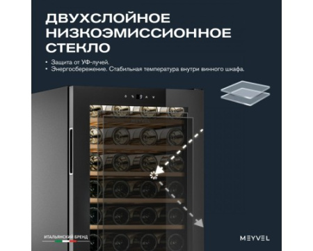Винный шкаф MEYVEL MV52-KBF1
