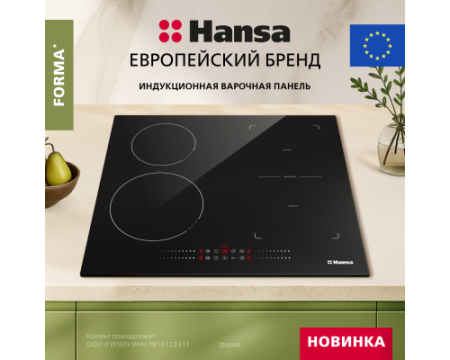 Индукционная варочная панель Hansa FORMA BHI68600 черная