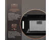 Кухонная встраиваемая вытяжка Weissgauff Intense 600 Touch Black Glass