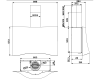Наклонная вытяжка Faber VEIL WH CORIAN A90 110.0324.952