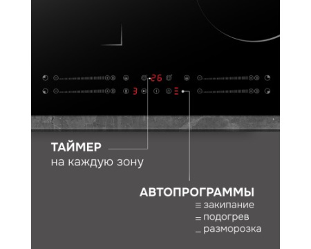 Стеклокерамическая варочная панель Zigmund & Shtain CI 49.6 B