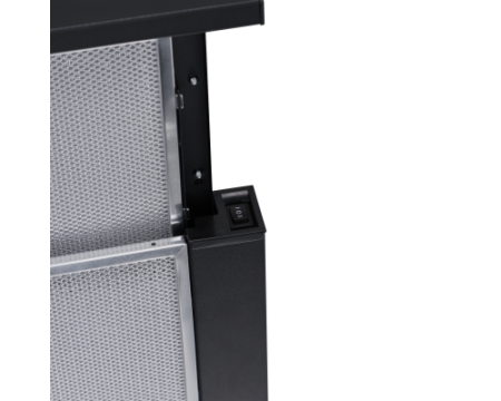Телескопическая вытяжка Meferi SLIDEBOX60BK POWER
