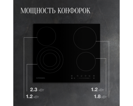 Варочная панель электрическая Kuppersberg ECS 603