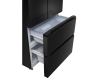 Многокамерный холодильник Meferi MFR83BLACK IX TOTAL NO FROST FRENCH DOOR COMFORT