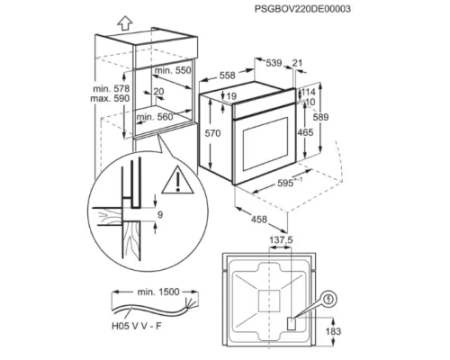 Духовой шкаф Electrolux EOD5H70BX