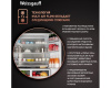 Отдельностоящий холодильник с инвертором Weissgauff WCD 510 Built-in Inverter NoFrost Black Glass