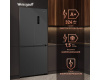 Отдельностоящий холодильник с инвертором Weissgauff WCD 450 Dark Grey NoFrost Inverter