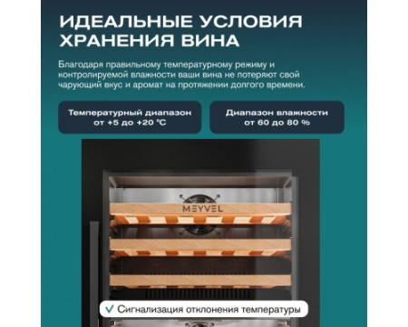 Винный шкаф Meyvel MV47PRO-KBB2