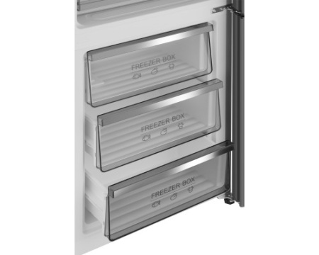 Отдельностоящий холодильник Weissgauff WRK 195 D Full NoFrost Inox Glass