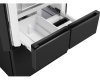 Отдельностоящий холодильник Weissgauff WFD 450 Built-in Inverter NoFrost Dark Inox