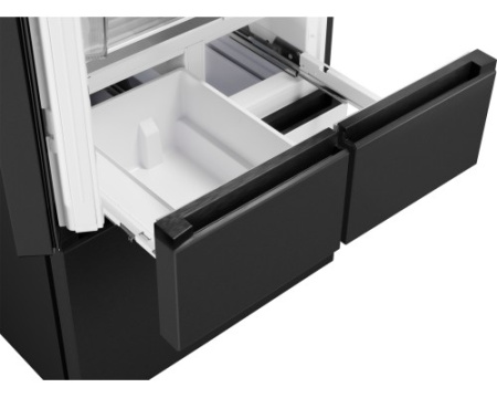Отдельностоящий холодильник Weissgauff WFD 450 Built-in Inverter NoFrost Dark Inox