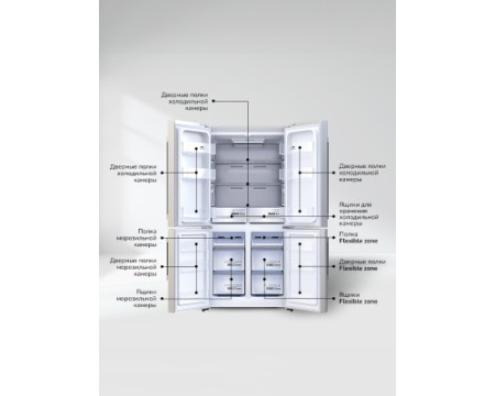 Отдельностоящий холодильник Cross Door Millen MCD 595XID