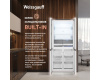 Отдельностоящий холодильник с инвертором Weissgauff WCD 450 W NoFrost Inverter
