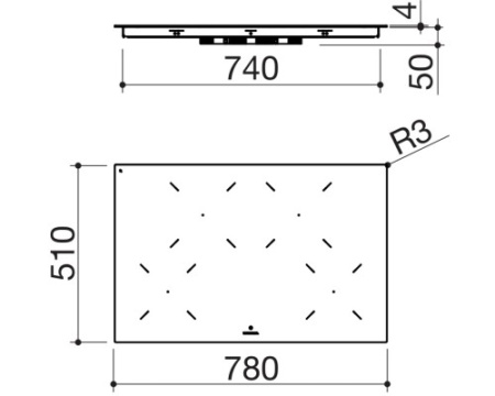 Индукционная варочная панель Barazza 1PIDC80N