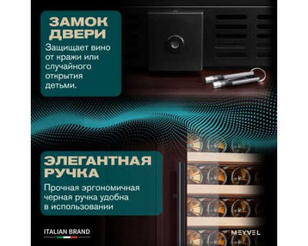 Винный шкаф Meyvel MV163PRO-KBT2 (Спелая вишня)