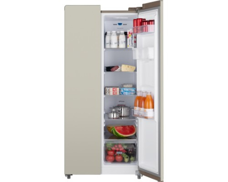 Отдельностоящий холодильник с инвертором и подачей воды Weissgauff WSBS 600 Be NoFrost Inverter Water Dispenser
