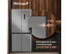 Отдельностоящий холодильник с инвертором Weissgauff WCD 450 X NoFrost Inverter