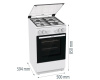 Газовая плита Gorenje GG5A11WFFM