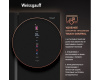 Отдельностоящий холодильник с инвертором Weissgauff WSBS 1036 Inverter NoFrost Premium Black Glass