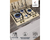 Газовая варочная поверхность LEX GVE 643C IV