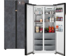 Отдельностоящий холодильник с инвертором Weissgauff WSBS 590 NoFrost Inverter Premium Rock Glass