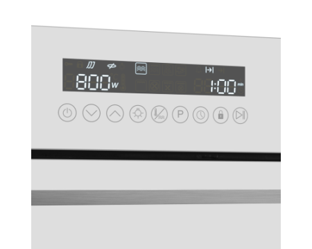 Электрический духовой шкаф Meferi MEO608WH MICROWAVE
