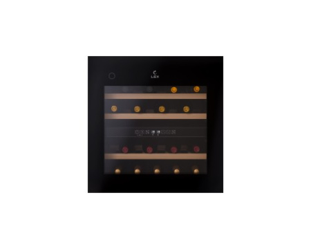 Винный шкаф встраиваемый LEX LWD6036BL dual zone PP