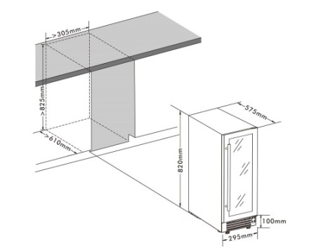 Винный шкаф Cellar Private CP020-1TWH