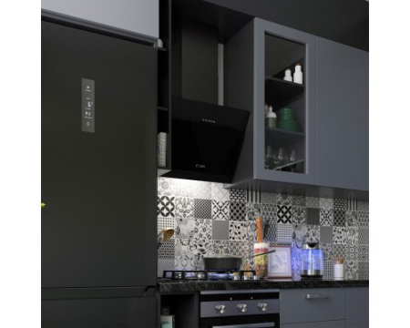 Наклонная кухонная вытяжка LEX Mika 600 Black