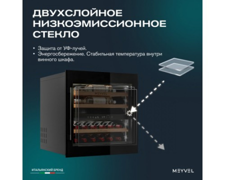 Винный шкаф Meyvel MV26PRO-KBB2
