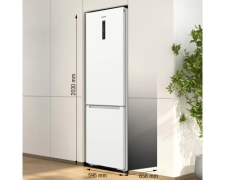 Двухкамерный холодильник Gorenje NRB620E61W4WFE