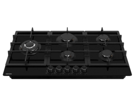 Варочная панель газовая MEFERI MGH905BK GLASS ULTRA