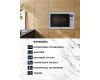 Встраиваемая микроволновая печь Millen MBW 381 SX