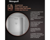 Отдельностоящий холодильник с инвертором Weissgauff WCD 510 Built-in Inverter NoFrost Black Glass