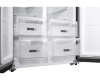 Отдельностоящий холодильник с инвертором Weissgauff WSBS 600 NoFrost Inverter Rock Glass