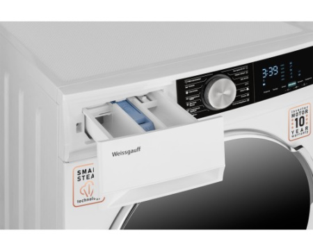 Cтиральная машина с инвертором и паром Weissgauff WM 47148 DC Inverter Steam