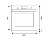 Электрический духовой шкаф Bertazzoni F6011MODPTZ цинк