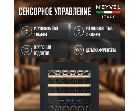 Винный шкаф Meyvel MV42-KBB2