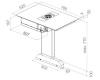 Варочная панель с вытяжкой Pando E-390/78 V.1130 ECO PLUS + KIT FCLR-AE