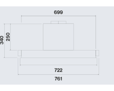 Вытяжка Falmec PARALLEL WHITE 70 CPAW70.E1P1#ZZZB490F