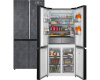 Отдельностоящий холодильник с инвертором Weissgauff WCD 590 Nofrost Inverter Premium EcoFresh Rock Glass