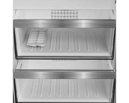 Холодильник с нижней морозильной камерой Grundig GKPN66830FXD