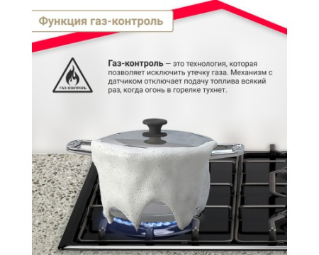 Газовая варочная панель Simfer H60Q40B570