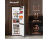 Отдельностоящий холодильник с инвертором Weissgauff WRK 2000 Total NoFrost Inverter Bru Steel Glass