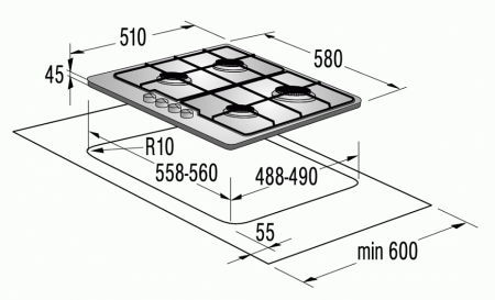 Варочная поверхность Gorenje G 6SYW