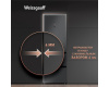 Отдельностоящий холодильник Weissgauff WFD 450 Total NoFrost Inverter Dark Grey Built-in